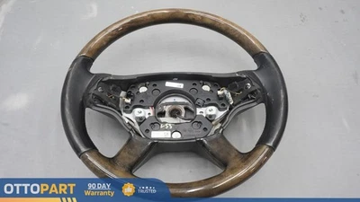 Volante Mercedes W221 S550 CL550 AMG 2006-2013 4 radios madera marrón OEM Foto 1 de 4