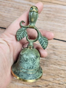 Vintage 1974 massive Bronze Glocke Parthenon Eule Athen Griechenland Sammlerstück  - Bild 1 von 5