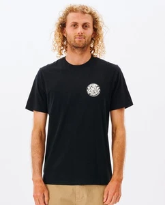 Traje de neopreno Rip Curl para hombre icono manga corta cuello redondo camiseta top camiseta - Imagen 1 de 17