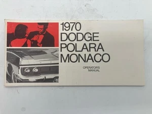 70 Dodge Monaco Polara Owner's Manual USED - Picture 1 of 3