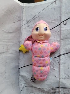 Vintage 80s Playskool Pink Stars GloWorm 1988 NO Light Insert Glow Worm - Picture 1 of 9