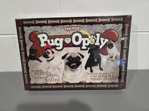 Pug-Opoly (Monopoly for Pug Lovers) Dogs Pugs Board Game NEW Sealed - Picture 1 of 2
