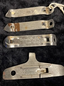 Lote de 4 abrebotellas de metal publicidad cerveza vintage otros - Imagen 1 de 18
