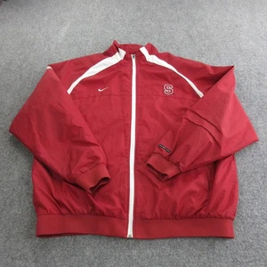 Stanford Cardinal Jacke Herren Large rot weiß NCAA Full Zip Windbreaker Nike - Bild 1 von 13