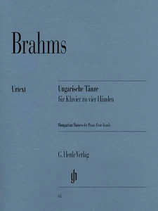 Brahms Hungarian Dances 1-21 1 Piano 4 Hands Henle Urtext Sheet Music Book - Picture 1 of 1