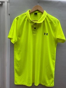 Under Amour Polo Shirt in Neon Yellow and Size XL and PtoP is 22”. - Picture 1 of 2
