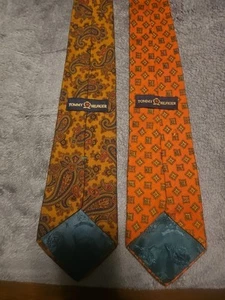 Paquete de 2 corbatas de cuello Tommy Hilfiger vintage para hombre - Imagen 1 de 2
