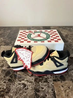 Air Jordan 4 Retro Pizza TD Brand New Size 10C - Image 1 of 4