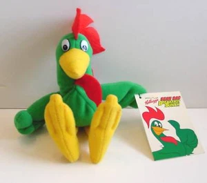Kelloggs CORNELIUS ROOSTER Corny 8" Bolsa de Frijoles Desayuno Ramo Publicidad '97 Nuevo de Lote Antiguo - Imagen 1 de 3