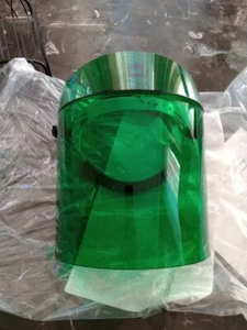 Lot Of 2 Oberon Green FF-046-ob-dk-s11 Protective Face Shield Ratchet  Gear - Picture 1 of 7