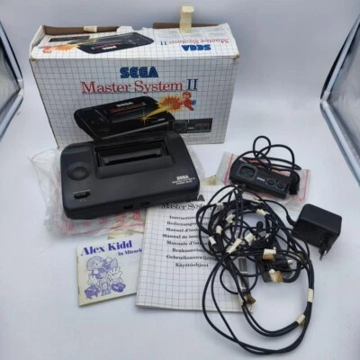 Sega Master System II Power Base Pal Scatola + Alex Kidd Gioco - In Garanzia - Immagine 1 di 4