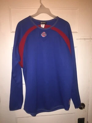 Majestuc NBA Detroit Pistons Auténtico Therma Base Tech Vellón Azul-M Usado en Excelente Condición Foto 1 de 4
