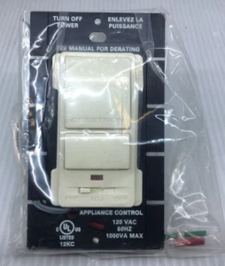 Crestron CLW-SWA Wall Box Switch, 2 Button, Almond - Picture 1 of 5