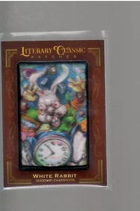 2024UD GOODWIN CHAMPIONS LITERARY CLASSICS WHITE RABBIT SSP 1 IN 1400 PACKS - Picture 1 of 2