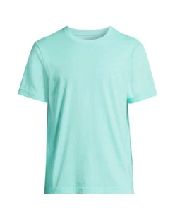 GEORGE Men’s 2XL (50-52) Short Sleeve Crew Tee T-Shirt Wicking • Aqua Surf - Picture 1 of 5