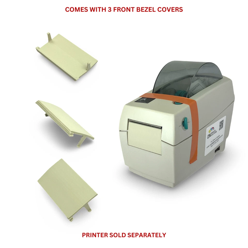 100% Fit w/ 3pcs Zebra 3D printed Front Bezel Cover for LP2824 Mobile Printer - Image 1 of 2