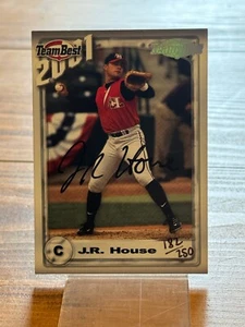 2001 Team Best Hickory Crawdads 182/250 J.R. House Autograph Sports Trading Card - Imagen 1 de 13