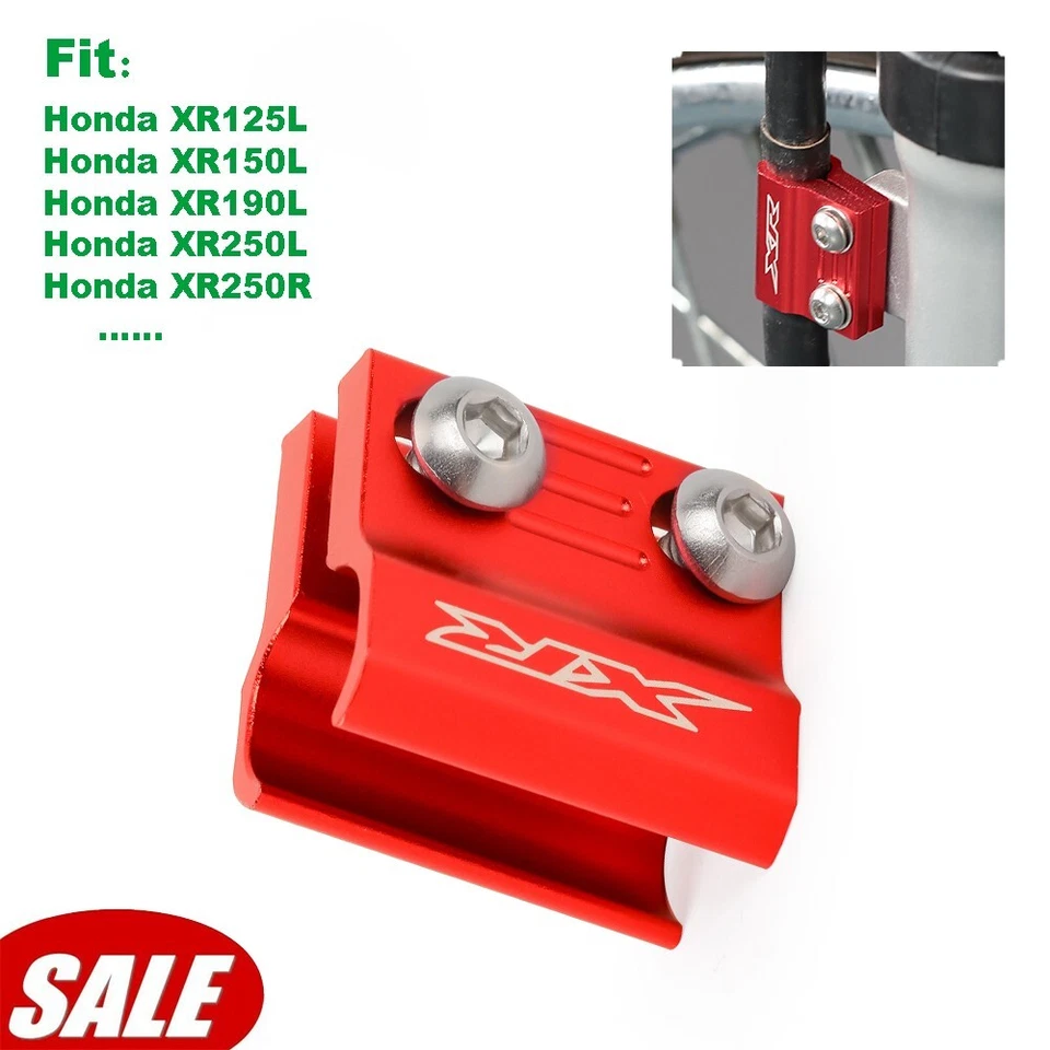 Abrazadera de cable guía de manguera de línea de freno delantero para Honda XR125L XR150L XR190L XR250L/R Foto 1 de 4