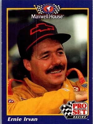 1992 Pro Set Maxwell House #12 Ernie Irvan - Image 1 of 2