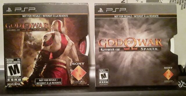 God of War Chains of Olympus GH Clear UMD Sony PSP Disc/Cartridge