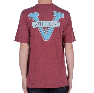 NOVA CAMISETA VOLCOM COLLEGIATE HOPES GRANDE JUVENTUDE MÉDIA 10-12 código A313 - Imagem 1 de 2