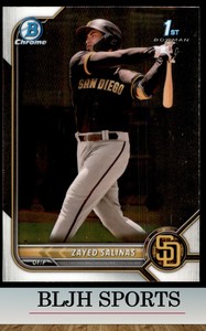 2022 Bowman #BCP-122 Zayed Salinas FBC San Diego Padres RC