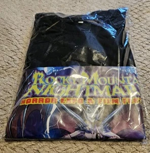 Rocky Mountain Nightmare 2023 Horror Expo T-shirt Size Medium Black - Picture 1 of 5