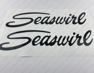 SEASWIRL BOAT DECALS STICKERS Set of 2 18" LONG - Picture 1 of 4