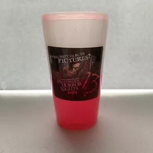 Bicchiere liquido Universal Studios Halloween Horror Nights 13 CRAZY GLOW 2003 - Foto 1 di 12