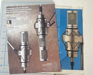 DIRK BRAUNER Hi End Profi MIKROFON Werbung DEUTSCHLAND JUNK JOURNAL ADS - Bild 1 von 8