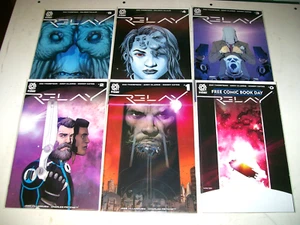 Relay #0 1 2 3 4 5 0-5 Full Set Aftershock Comics 2018 FCBD Donny Cates - Picture 1 of 4