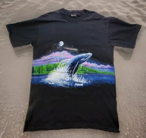 Vtg 1990 San Segal Hawaii Mens T-shirt Sz L Tourism Vacation Whales Sportswear  - Picture 1 of 9