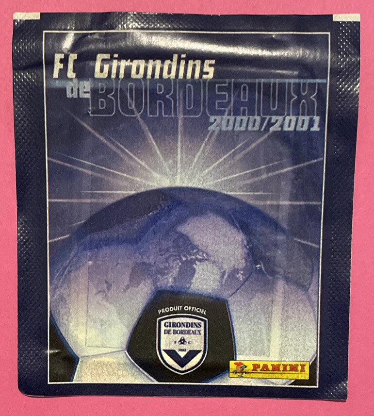 Original Pochette Bustina Panini  France Foot FC Girondins Bordeaux 2000 - 2001 - Photo 1/2