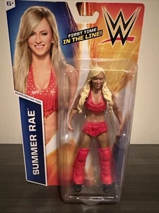 Summer Rae WWE Mattel Basic Action Figure First Time in The Line NEW - Picture 1 of 9