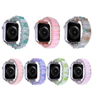 Luxus Stylish Resin iWatch Band Strap For Apple Watch Series 10 9 8 6 5 SE Ultra - Zdjęcie 1 z 25
