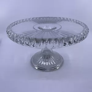 EAPG Cordova von O’Hare Glass Co. Standfuß Kuchenständer mit Brunnen - 1890 - Bild 1 von 8