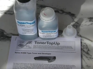 Toner & Developer Refill for Xerox XC 810 811 820 1040 1245 6R881 6R890 ZT-81TD1 - Picture 1 of 2