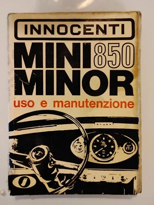 MANUALE INNOCENTI MINI 850 MINOR USO E MANUTENZIONE - Immagine 1 di 3