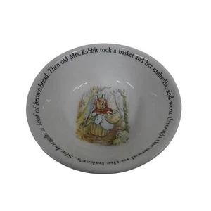1992 Wedgwood Etruria Barlaston Peter Rabbit 5 3/4" Coupe Cereal Bowl England - Picture 1 of 11
