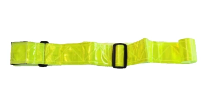 3M 2" Safety Belt Reflective Yellow Fluorescent Adjust 50" Visible Walk Run Bike - Image 1 of 4