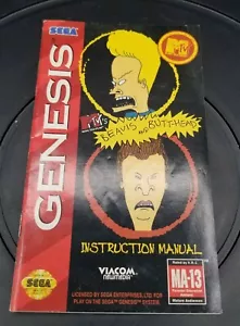 Beavis and Butthead (sega Genesis) solo libretto manuale di istruzioni - Foto 1 di 6
