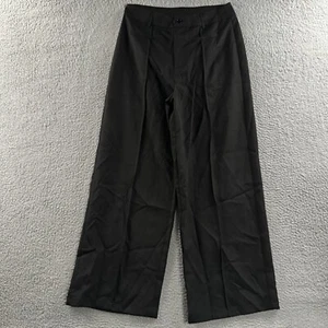 Cider Womens Pants Black Size XL Wide Leg High Rise Polyester Blend - Picture 1 of 15