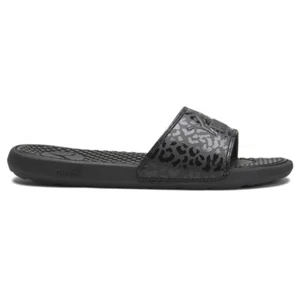 PUMA Cool Cat Matte  Shine Slide  Womens Black Casual Sandals 38589201 - Picture 1 of 6