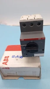 Arrancador de motor manual ABB MS116-10, 1SAM250000R1010 - Imagen 1 de 3