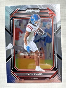 ⭐🦄 Zach Evans 2023 Panini Prizm Draft Picks #125 Rookie Card RC Ole MIss Rebels - Picture 1 of 2