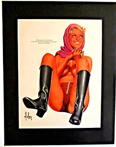 *** SEXY / PIN-UP ART *** (ASLAN) ~ (11" X 14") ~ *** BLACK MATTING *** #43 - Bild 1 von 12