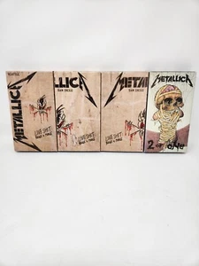 Metallica Lot Of 4 VHS Live Shit Binge &Purge 3 Video Set + 2 Of One Heavy Metal - Picture 1 of 3