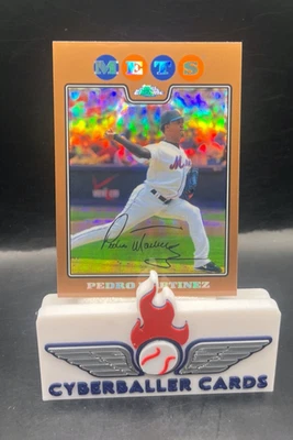 Topps 2008 cromo cobre refractor Pedro Martínez/599 Foto 1 de 2
