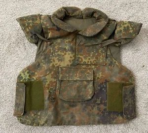 1994 German Bundeswehr Army Flecktarn Camo Fragmentation Vest Large Surplus - Picture 1 of 13