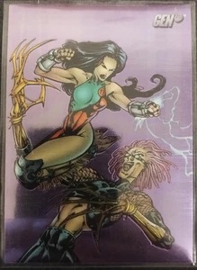 1995 Wildstorm Productions Gen 13 Chromium Trading Card #72 - Rainmaker Vs. Rake - Picture 1 of 2